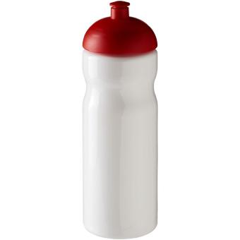 H2O Active® Base 650 ml Sportflasche mit Stülpdeckel Weiß/rot