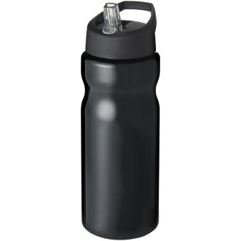 H2O Active® Base 650 ml Sportflasche mit Ausgussdeckel Schwarz