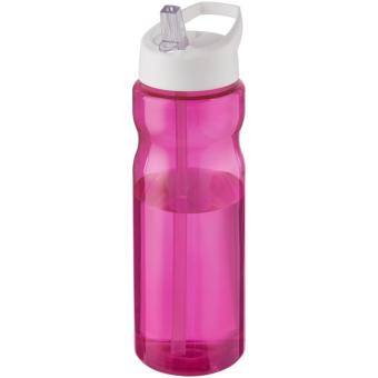 H2O Active® Base 650 ml spout lid sport bottle, magenta Magenta,white