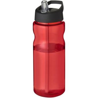 H2O Active® Base 650 ml Sportflasche mit Ausgussdeckel Rot/schwarz
