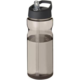 H2O Active® Base 650 ml Sportflasche mit Ausgussdeckel, kohle Kohle,schwarz