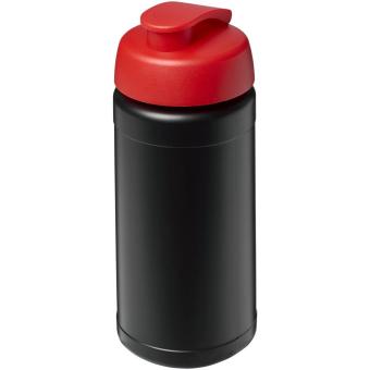 Baseline® Plus 500 ml flip lid sport bottle Black/red