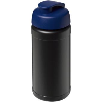 Baseline® Plus 500 ml flip lid sport bottle Black/blue