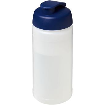 Baseline® Plus 500 ml Sportflasche mit Klappdeckel Transparent blau