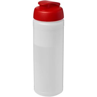Baseline® Plus 750 ml flip lid sport bottle Transparent red
