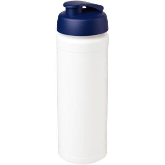 Baseline® Plus grip 750 ml Sportflasche mit Klappdeckel Weiß/blau