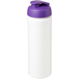 Baseline® Plus grip 750 ml flip lid sport bottle White/purple