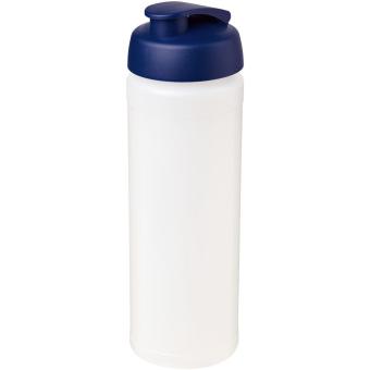 Baseline® Plus grip 750 ml flip lid sport bottle Transparent blue