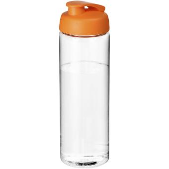 H2O Active® Vibe 850 ml flip lid sport bottle Transparent orange