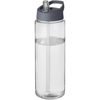 H2O Active® Vibe 850 ml Sportflasche mit Ausgussdeckel Transparent grau