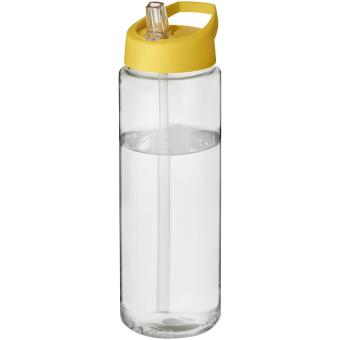 H2O Active® Vibe 850 ml spout lid sport bottle Transparent yellow