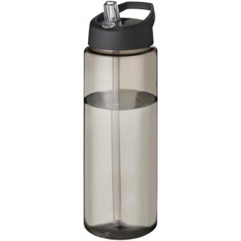 H2O Active® Vibe 850 ml spout lid sport bottle, charcoal Charcoal,black