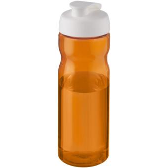 H2O Active® Eco Base 650 ml Sportflasche mit Klappdeckel Orange/weiß