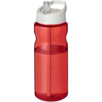 H2O Active® Eco Base 650 ml spout lid sport bottle Red/white
