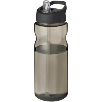 H2O Active® Eco Base 650 ml Sportflasche mit Ausgussdeckel, kohle Kohle,schwarz