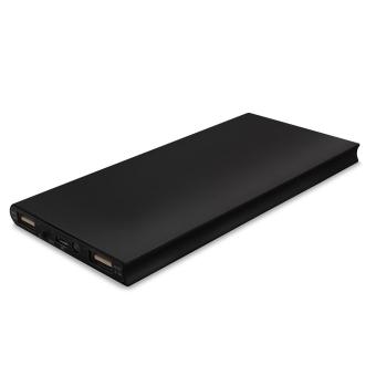 Powerbank Akku Alu Flat 8000 MAH Schwarz | 8000 mAh