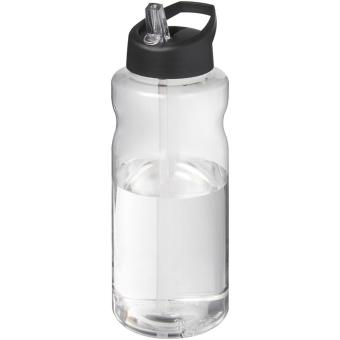 H2O Active® Big Base 1L Sportflasche mit Ausgussdeckel Schwarz
