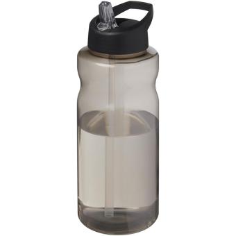 H2O Active® Eco Big Base 1 litre spout lid sport bottle, black Black,coal