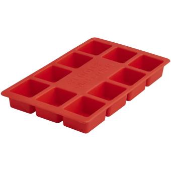 Chill customisable ice cube tray Red