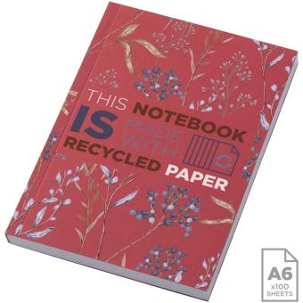 Novella Austen A6 Softcover Notizbuch aus Recyclingmaterial – 100 Blatt 