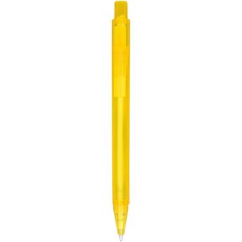 Calypso Kugelschreiber transparent matt Gelb