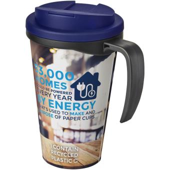 Brite-Americano® Grande 350 ml mug with spill-proof lid Black