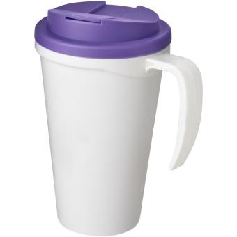 Americano® Grande 350 ml mug with spill-proof lid White/purple