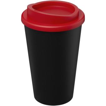 Americano® Eco 350 ml recycled tumbler Black/red
