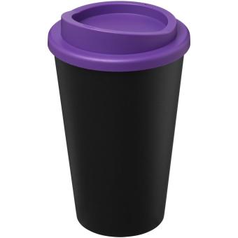 Americano® Eco 350 ml recycled tumbler, black Black, purple