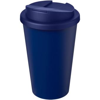 Americano® Eco 350 ml recycled tumbler with spill-proof lid Aztec blue