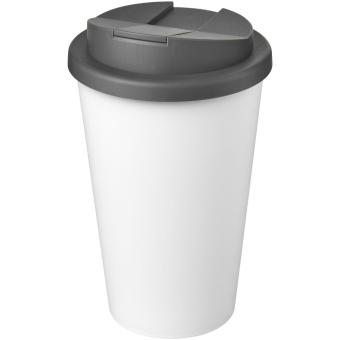 Americano® Eco 350 ml recycled tumbler with spill-proof lid Off white/silver