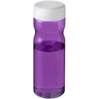 H2O Active® Eco Base 650 ml screw cap water bottle, purple Purple,white