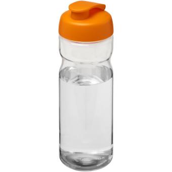 H2O Active® Base Tritan™ 650 ml flip lid sport bottle Transparent orange