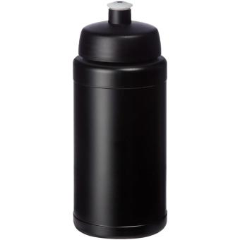 Baseline Recycelte Sportflasche, 500 ml Schwarz/schwarz