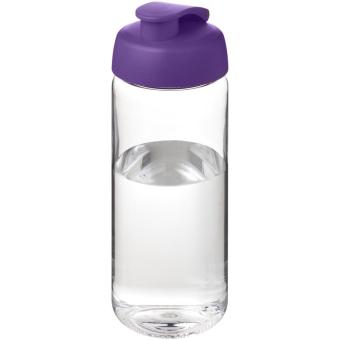 H2O Active® Octave Tritan™ 600 ml flip lid sport bottle Transparent lila