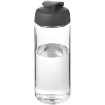H2O Active® Octave Tritan™ 600 ml flip lid sport bottle Transparent grey