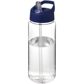 H2O Active® Octave Tritan™ 600 ml spout lid sport bottle Transparent blue