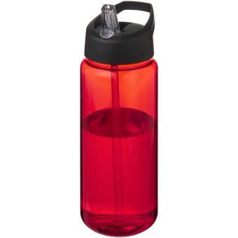 H2O Active® Octave Tritan™ 600 ml spout lid sport bottle Red/black
