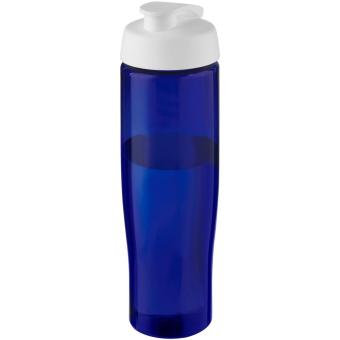 H2O Active® Eco Tempo 700 ml Sportflasche mit Klappdeckel Weiß/blau