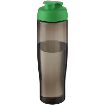 H2O Active® Eco Tempo 700 ml Sportflasche mit Klappdeckel, grün Grün, schwarz