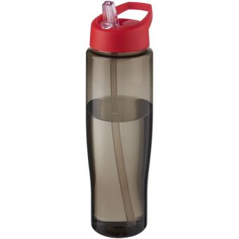 H2O Active® Eco Tempo 700 ml Sportflasche mit Ausgussdeckel, rot Rot,kohle