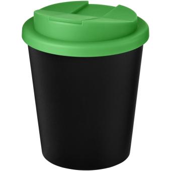 Americano® Espresso Eco 250 ml recycled tumbler with spill-proof lid Black/green