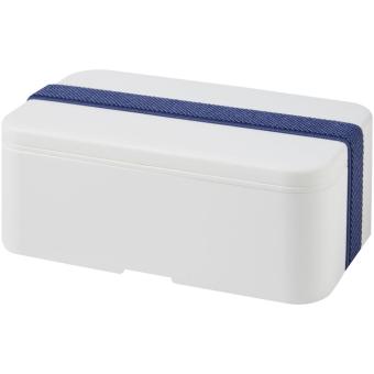 MIYO single layer lunch box White/blue