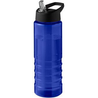 H2O Active® Eco Treble 750 ml spout lid sport bottle, blue Blue,black