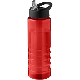 H2O Active® Eco Treble 750 ml spout lid sport bottle Red/black