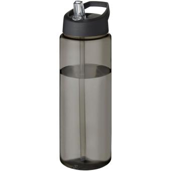 H2O Active® Eco Vibe 850 ml Sportflasche mit Ausgussdeckel, schwarz Schwarz,kohle
