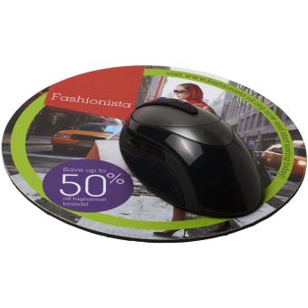 Q-Mat® round mouse mat Black