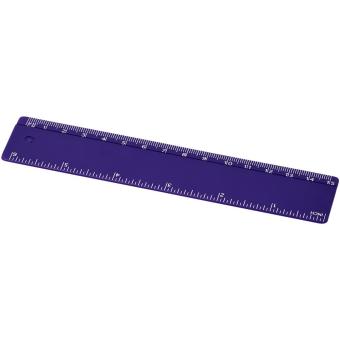 Renzo 15 cm plastic ruler Lila