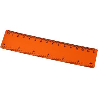 Rothko 15 cm plastic ruler Orange