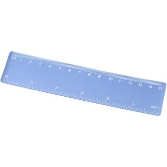 Rothko 15 cm plastic ruler Blue mat